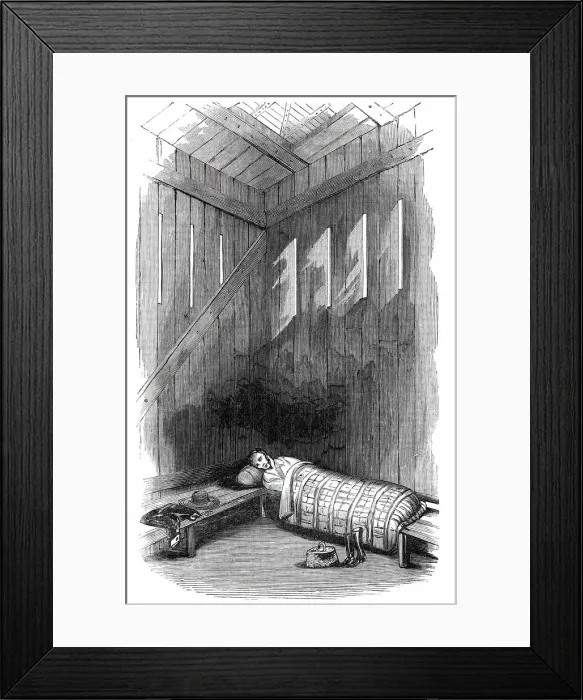 Framed Print : Imprisonment of Mr. Pritchard, 1844. Creator: Unknown Framed Print : Imprisonment of Mr. Pritchard, 1844. Creator: Unknown