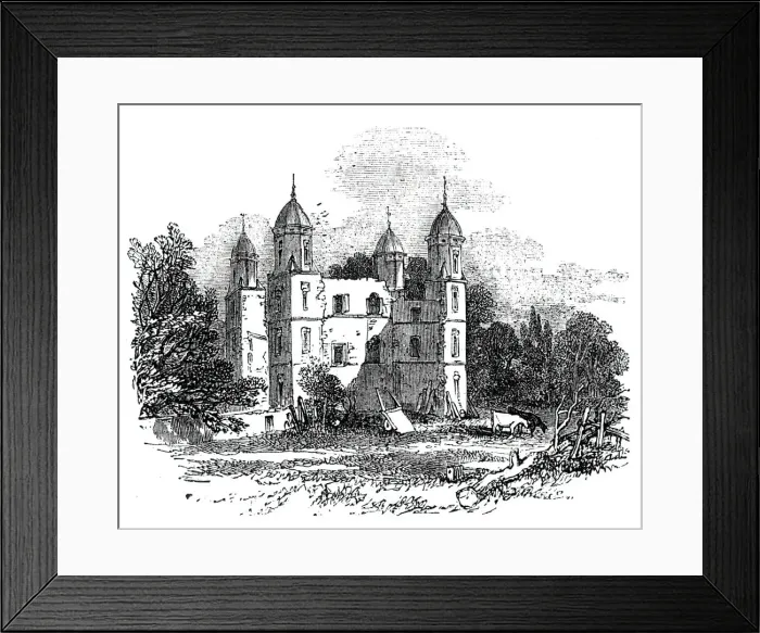 Framed Print : Ruins at Wolthorpe, 1844. Creator: Unknown Framed Print : Ruins at Wolthorpe, 1844. Creator: Unknown