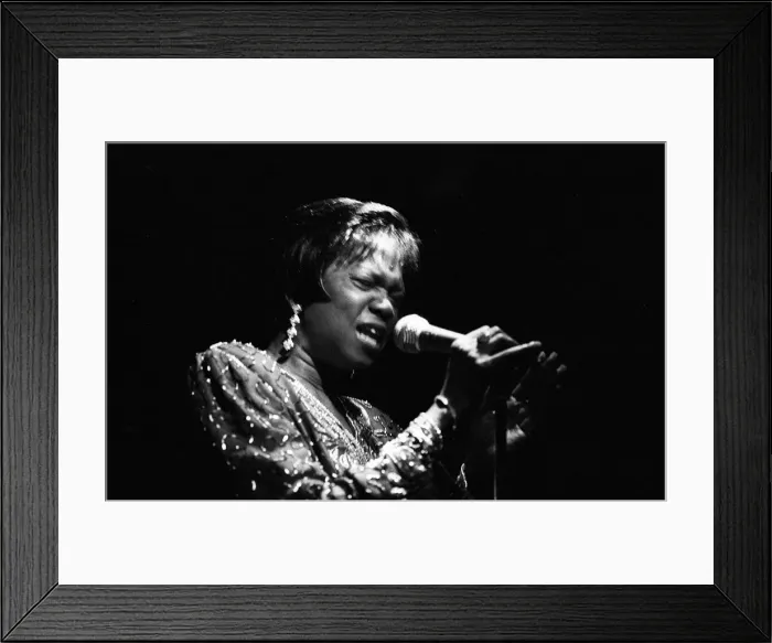 Framed Print : Ernestine Anderson, Ronnie Scotts Jazz Club, Soho, London, Oct 1994 Framed Print : Ernestine Anderson, Ronnie Scotts Jazz Club, Soho, London, Oct 1994