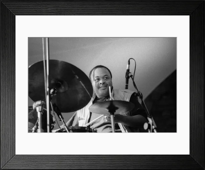 Framed Print : Jeff Tain Watts, Brecon Jazz Festival, Brecon, Wales, Aug 1998 Framed Print : Jeff Tain Watts, Brecon Jazz Festival, Brecon, Wales, Aug 1998