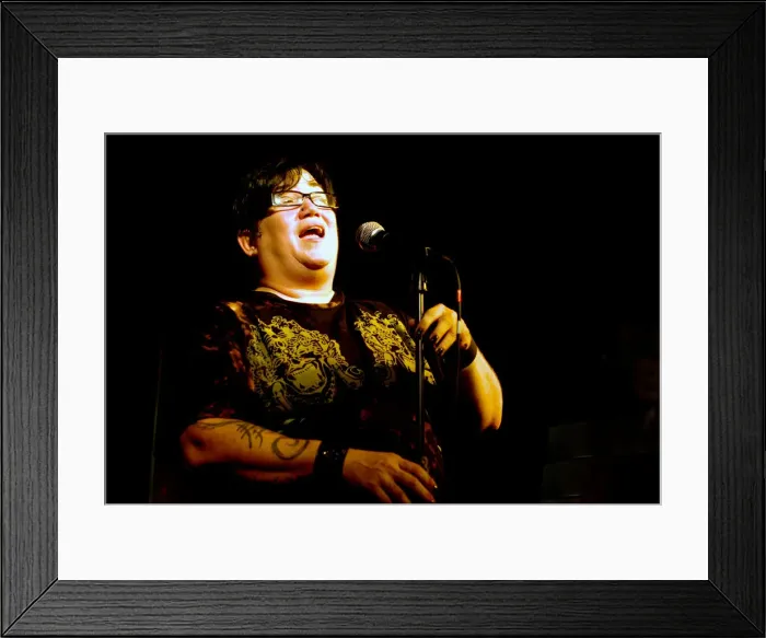 Framed Print : Lea DeLaria, Brunswick, Hove, West Sussex, Nov 2009. Creator: Brian O Connor Framed Print : Lea DeLaria, Brunswick, Hove, West Sussex, Nov 2009. Creator: Brian O Connor