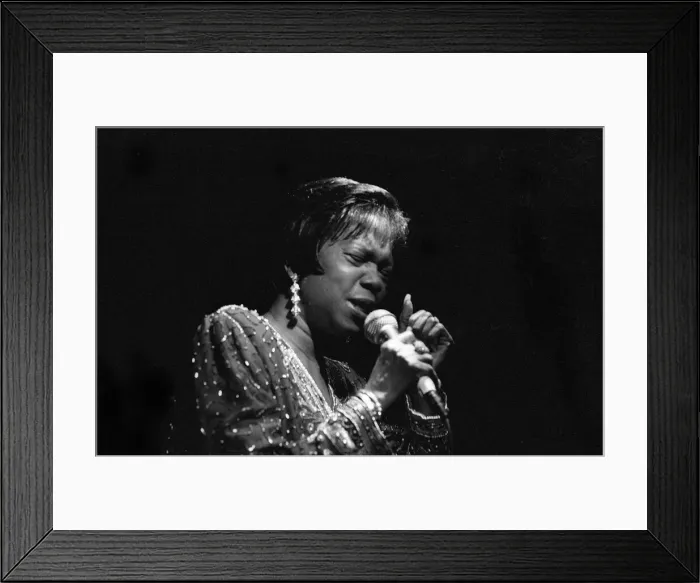 Framed Print : Ernestine Anderson, Ronnie Scotts Jazz Club, Soho, London, Oct 1994 Framed Print : Ernestine Anderson, Ronnie Scotts Jazz Club, Soho, London, Oct 1994