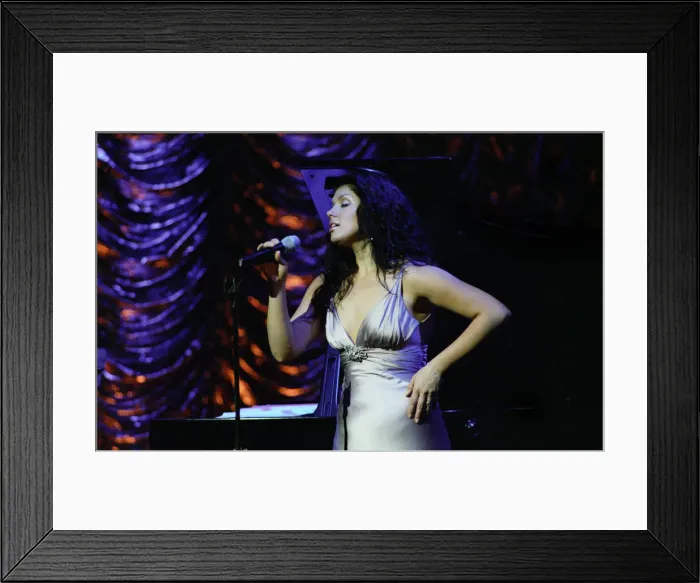 Framed Print : Jane Monheit, Brecon Jazz Festival, Brecon, Powys, Wales, Aug 2004 Framed Print : Jane Monheit, Brecon Jazz Festival, Brecon, Powys, Wales, Aug 2004