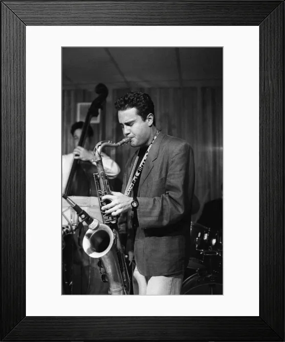 Framed Print : Rick Margitza, Tenor Clef, Hoxton Square, London, June 1991. Creator: Brian O Connor Framed Print : Rick Margitza, Tenor Clef, Hoxton Square, London, June 1991. Creator: Brian O Connor