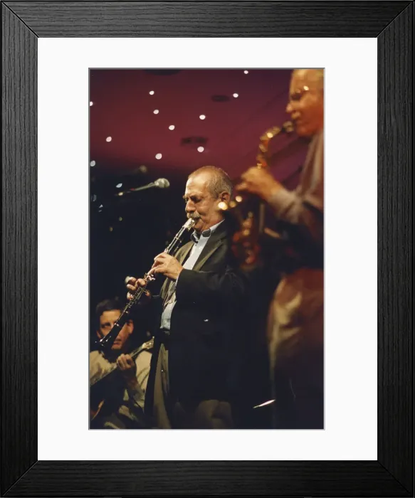 Framed Print : Kenny Davern, Bob Wilber and James Chirillo, Nairn International Jazz Festival, Scotland Framed Print : Kenny Davern, Bob Wilber and James Chirillo, Nairn International Jazz Festival, Scotland
