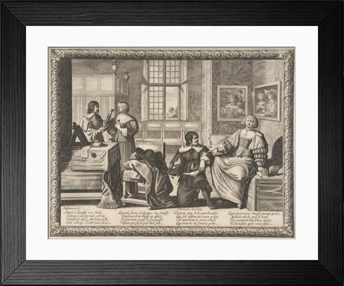Framed Print : The Shoemaker, 1632-33. Creator: Abraham Bosse Framed Print : The Shoemaker, 1632-33. Creator: Abraham Bosse