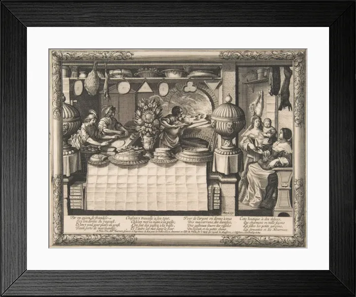 Framed Print : The Confectioner, 1632-35. Creator: Abraham Bosse Framed Print : The Confectioner, 1632-35. Creator: Abraham Bosse