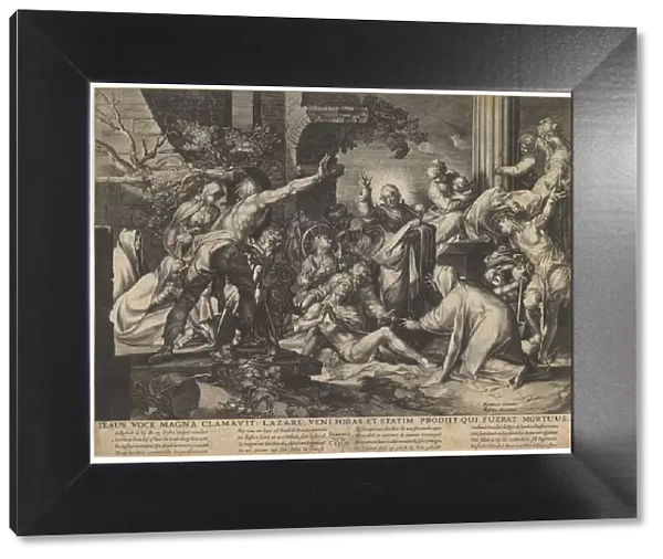 Raising of Lazarus (Reverse Copy). n. d. Creator: Vischer