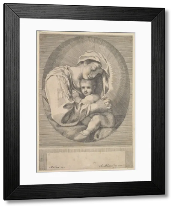 Framed Print : Virgin and Child. Creator: Abraham Blooteling Framed Print : Virgin and Child. Creator: Abraham Blooteling