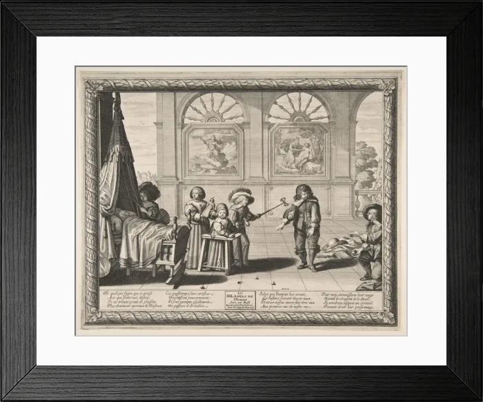 Framed Print : Childhood, 1636. Creator: Abraham Bosse Framed Print : Childhood, 1636. Creator: Abraham Bosse