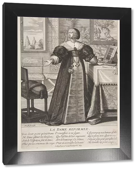 The Reformed Woman, mid to late 17th century. Creator: Abraham Bosse