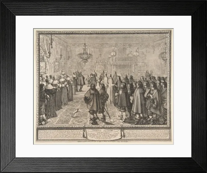 Framed Print : Ceremony of the Contract of Marriage between Wladyslaw IV, King of Poland Framed Print : Ceremony of the Contract of Marriage between Wladyslaw IV, King of Poland