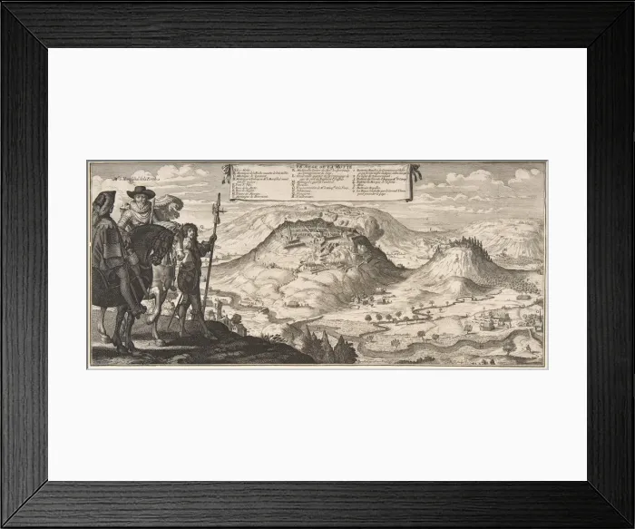 Framed Print : The Siege of the La Motte, in Lorraine, 1636-38. Creator: Abraham Bosse Framed Print : The Siege of the La Motte, in Lorraine, 1636-38. Creator: Abraham Bosse