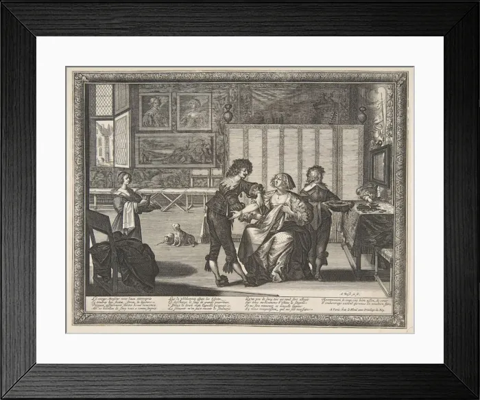 Framed Print : The Surgeon (La Saignee), 1632. Creator: Abraham Bosse Framed Print : The Surgeon (La Saignee), 1632. Creator: Abraham Bosse