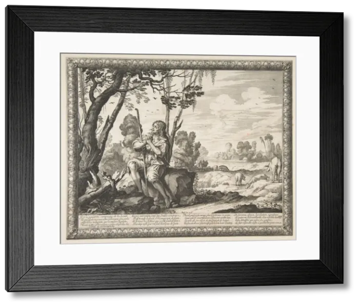 Framed Print : The Prodigal Son Guarding Pigs (L Enfant prodigue garde les cochons), ca. 1636 Framed Print : The Prodigal Son Guarding Pigs (L Enfant prodigue garde les cochons), ca. 1636