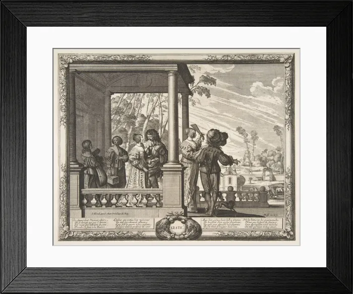Framed Print : Summer (L Ete), ca. 1637. Creator: Abraham Bosse Framed Print : Summer (L Ete), ca. 1637. Creator: Abraham Bosse