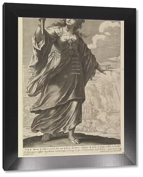 Une Dame de Chypre, 1647. Creator: Abraham Bosse