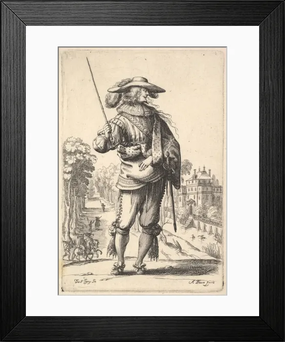 Framed Print : A gentleman with his head turned towards the right in profile Framed Print : A gentleman with his head turned towards the right in profile