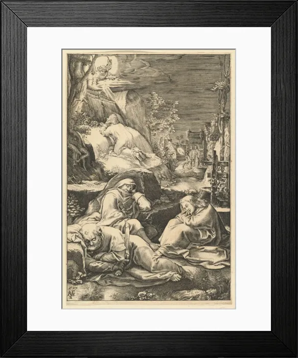 Framed Print : The Agony in the Garden, from The Passion of Christ, ca. 1598-1653 Framed Print : The Agony in the Garden, from The Passion of Christ, ca. 1598-1653