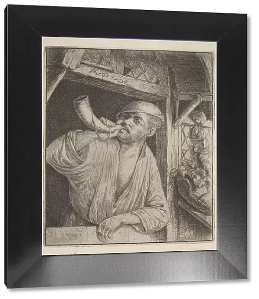 Baker Blowing Horn, 1610-85. Creator: Adriaen van Ostade