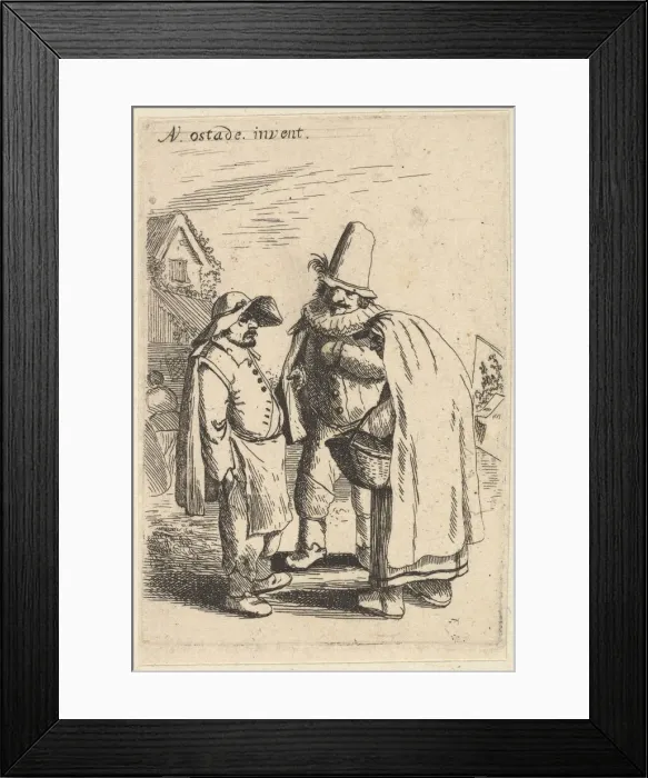 Framed Print : Grotesque Figures, 1610-85. Creator: Unknown Framed Print : Grotesque Figures, 1610-85. Creator: Unknown