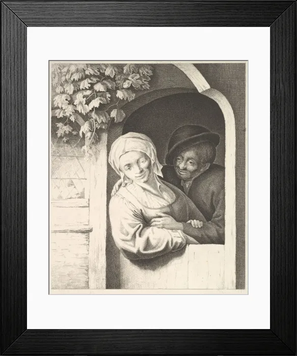 Framed Print : Village Girl, 1610-85. Creator: Unknown Framed Print : Village Girl, 1610-85. Creator: Unknown