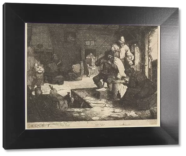 Smokers at the Inn, 1610-85. Creator: Adriaen van Ostade