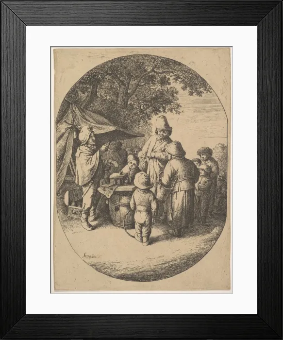 Framed Print : The Quacksalver (copy). n. d. Creator: Unknown Framed Print : The Quacksalver (copy). n. d. Creator: Unknown