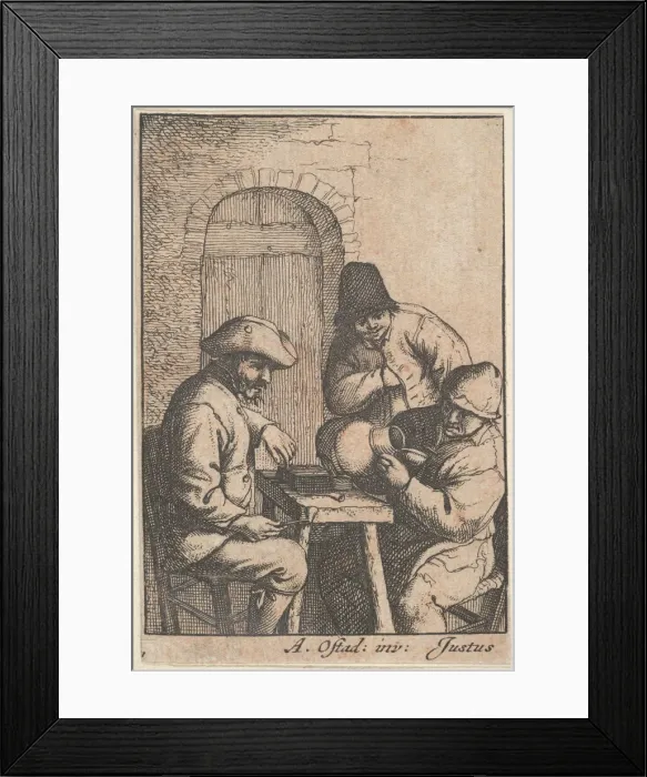Framed Print : Empty Jug, 1610-85. Creator: Adriaen van Ostade Framed Print : Empty Jug, 1610-85. Creator: Adriaen van Ostade