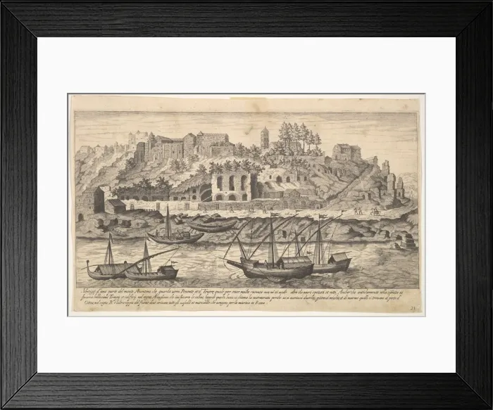 Framed Print : Plate 21: view from the west of ruins of the Aventine Hill, Rome Framed Print : Plate 21: view from the west of ruins of the Aventine Hill, Rome