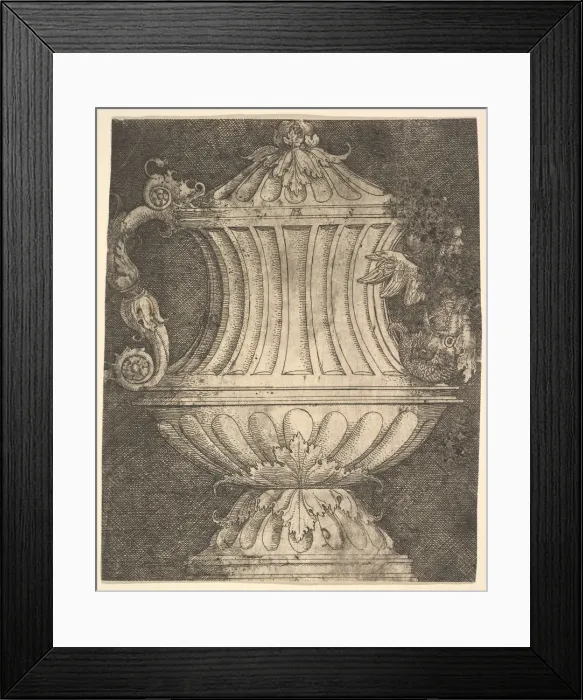 Framed Print : Ewer with a Siren. n. d. Creator: Albrecht Altdorfer Framed Print : Ewer with a Siren. n. d. Creator: Albrecht Altdorfer