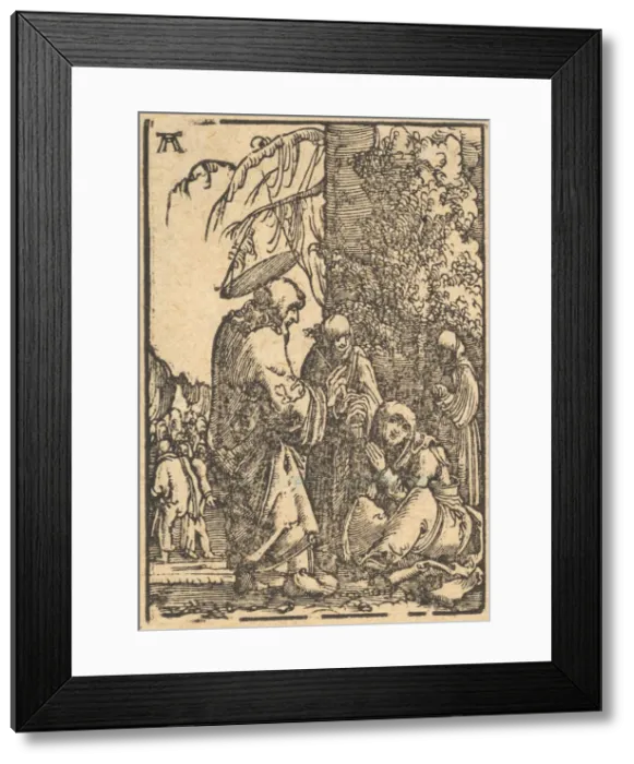 Framed Print : Christ Taking Leave of His Mother, from The Fall and Salvation of Mankind Through