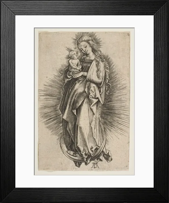 Framed Print : The Virgin on the Crescent (copy). n. d. Creator: Unknown Framed Print : The Virgin on the Crescent (copy). n. d. Creator: Unknown