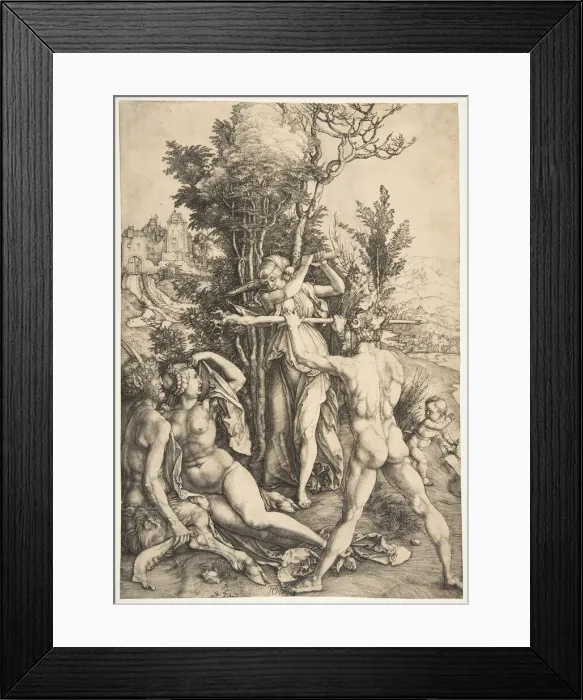 Framed Print : Hercules at the Crossroad, ca. 1498. Creator: Albrecht Durer Framed Print : Hercules at the Crossroad, ca. 1498. Creator: Albrecht Durer