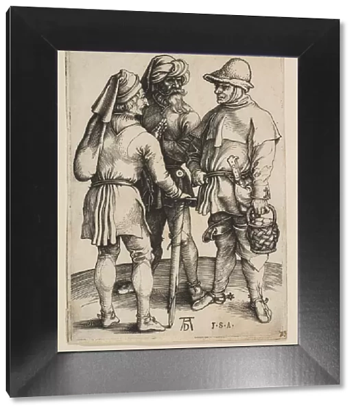 Three Peasants in Conversation, ca. 1497. Creator: Albrecht Durer