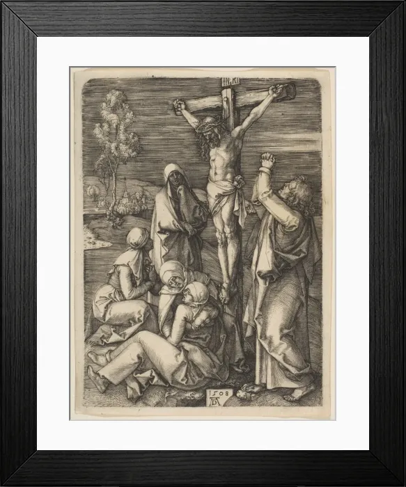 Framed Print : Christ on the Cross, 1508. Creator: Albrecht Durer Framed Print : Christ on the Cross, 1508. Creator: Albrecht Durer