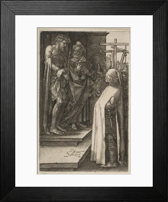 Framed Print : Ecce Homo, from The Passion, 1512. Creator: Albrecht Durer Framed Print : Ecce Homo, from The Passion, 1512. Creator: Albrecht Durer