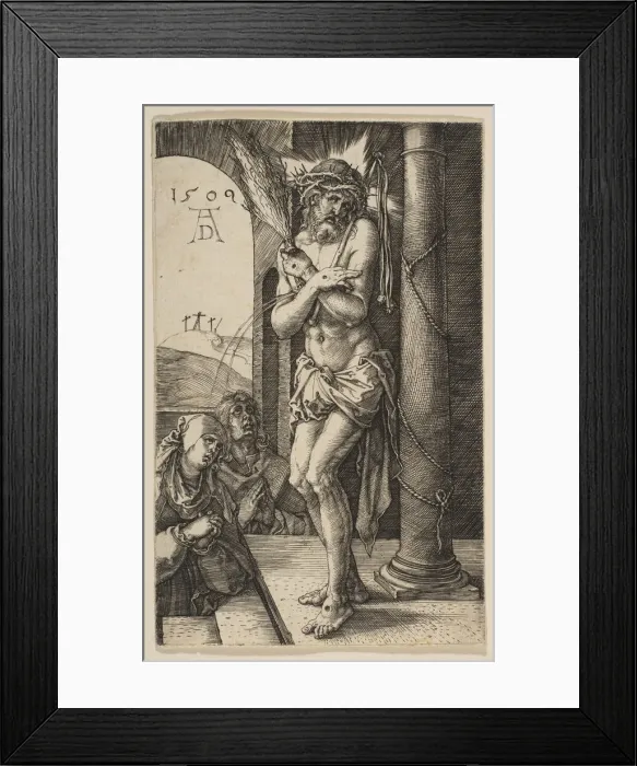 Framed Print : The Man of Sorrows, from The Passion, 1509. Creator: Albrecht Durer Framed Print : The Man of Sorrows, from The Passion, 1509. Creator: Albrecht Durer