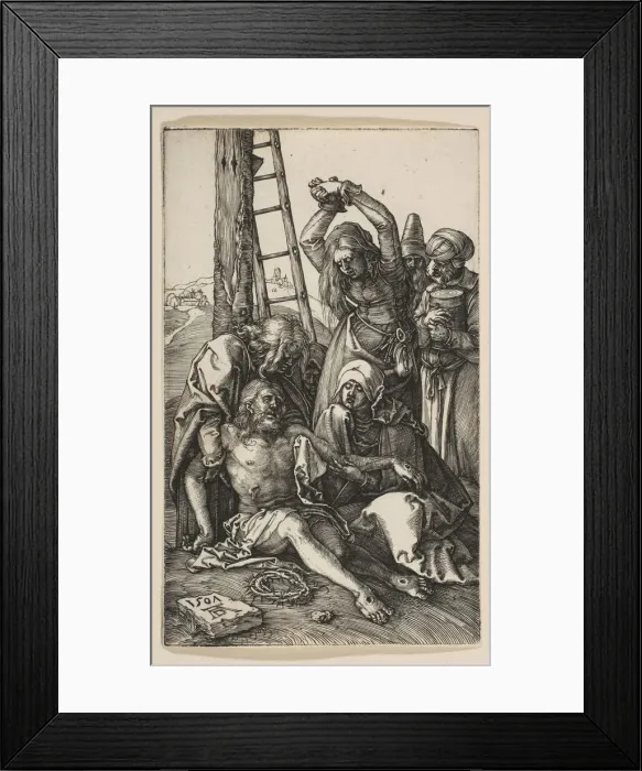 Framed Print : The Lamentation, from The Passion, 1507. Creator: Albrecht Durer Framed Print : The Lamentation, from The Passion, 1507. Creator: Albrecht Durer