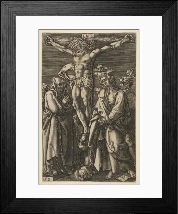 Framed Print : The Crucifixion, from The Passion (copy). n. d. Creator: Unknown Framed Print : The Crucifixion, from The Passion (copy). n. d. Creator: Unknown
