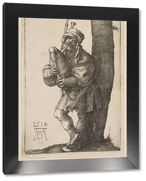 The Bagpiper, 1514. Creator: Albrecht Durer