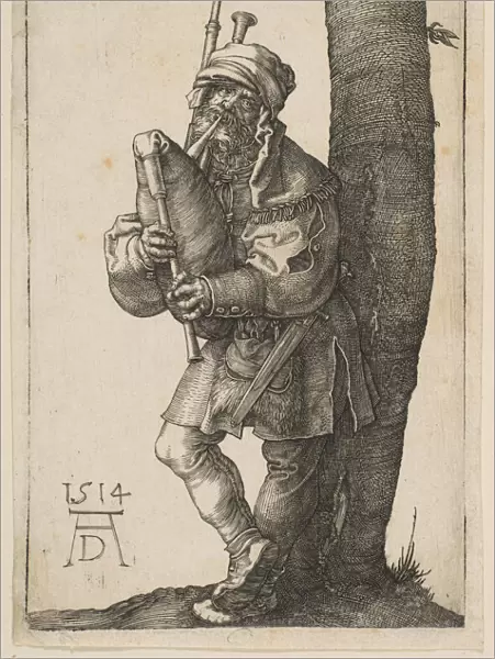 The Bagpiper, 1514. Creator: Albrecht Durer
