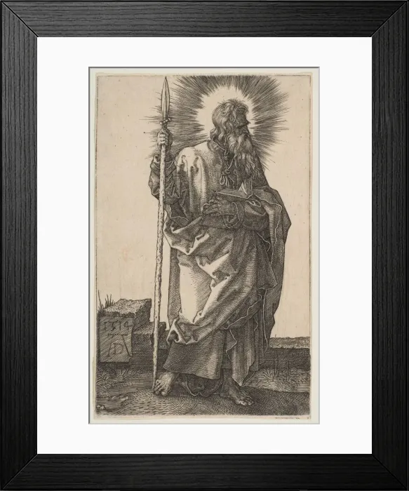 Framed Print : Saint Thomas, 1514. Creator: Albrecht Durer Framed Print : Saint Thomas, 1514. Creator: Albrecht Durer