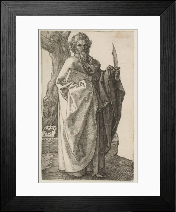 Framed Print : Saint Bartholomew, 1523. Creator: Albrecht Durer Framed Print : Saint Bartholomew, 1523. Creator: Albrecht Durer