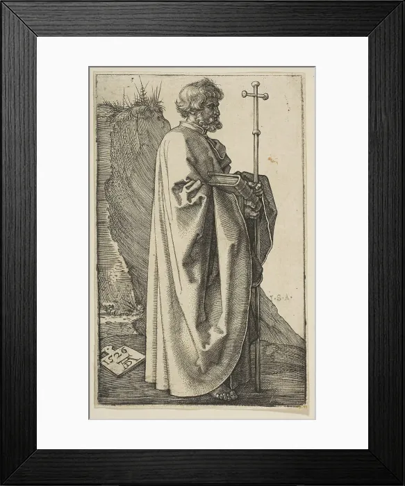 Framed Print : Saint Philip, 1523 / 1526. Creator: Albrecht Durer Framed Print : Saint Philip, 1523 / 1526. Creator: Albrecht Durer
