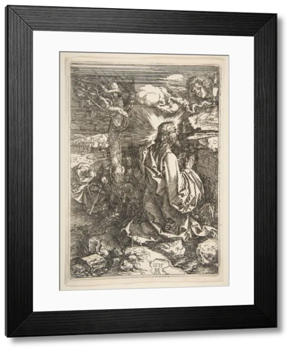 Framed Print : Agony in the Garden, 1515. Creator: Albrecht Durer Framed Print : Agony in the Garden, 1515. Creator: Albrecht Durer