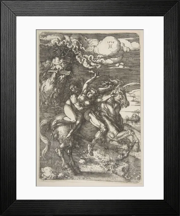 Framed Print : Abduction of Proserpine. n. d. Creator: Albrecht Durer Framed Print : Abduction of Proserpine. n. d. Creator: Albrecht Durer