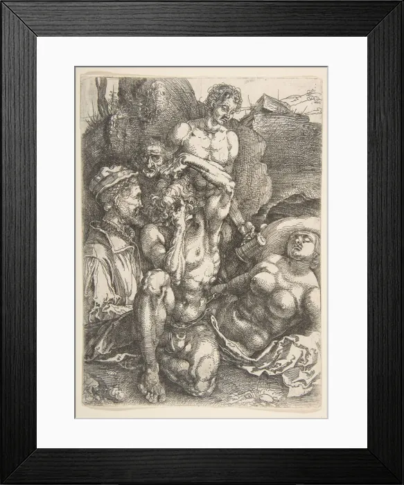 Framed Print : The Desperate Man, ca. 1515. Creator: Albrecht Durer Framed Print : The Desperate Man, ca. 1515. Creator: Albrecht Durer