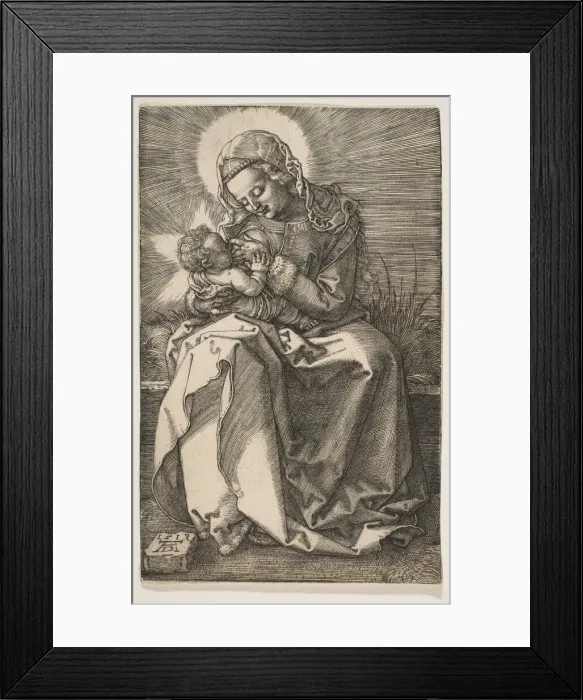 Framed Print : The Virgin Nursing the Christ Child, 1519. Creator: Albrecht Durer Framed Print : The Virgin Nursing the Christ Child, 1519. Creator: Albrecht Durer