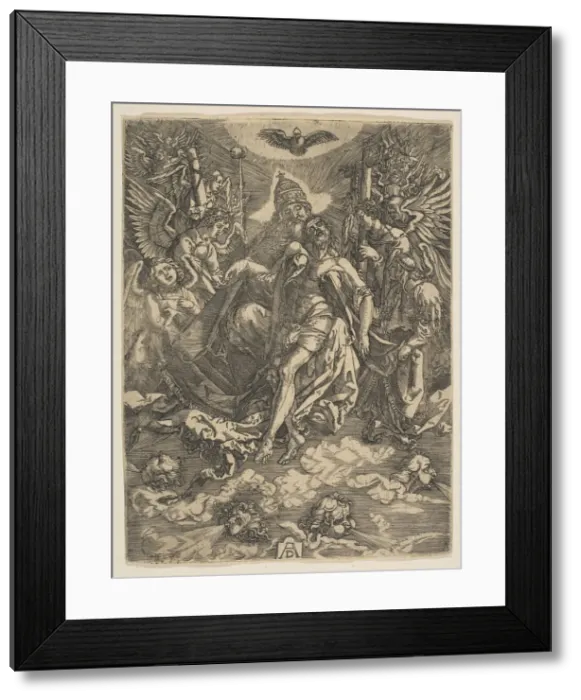 Framed Print : The Holy Trinity (reduced copy). n. d. Creator: Unknown Framed Print : The Holy Trinity (reduced copy). n. d. Creator: Unknown